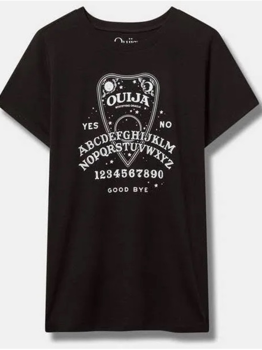 Torrid Ouija Board Short Sleeve Graphic Tee - Black & White